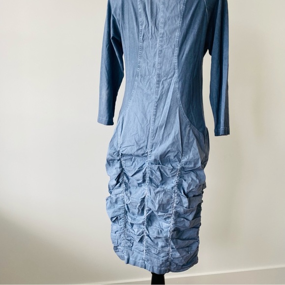 XCVI Stretch Zipper Dress - Picture 3 of 10